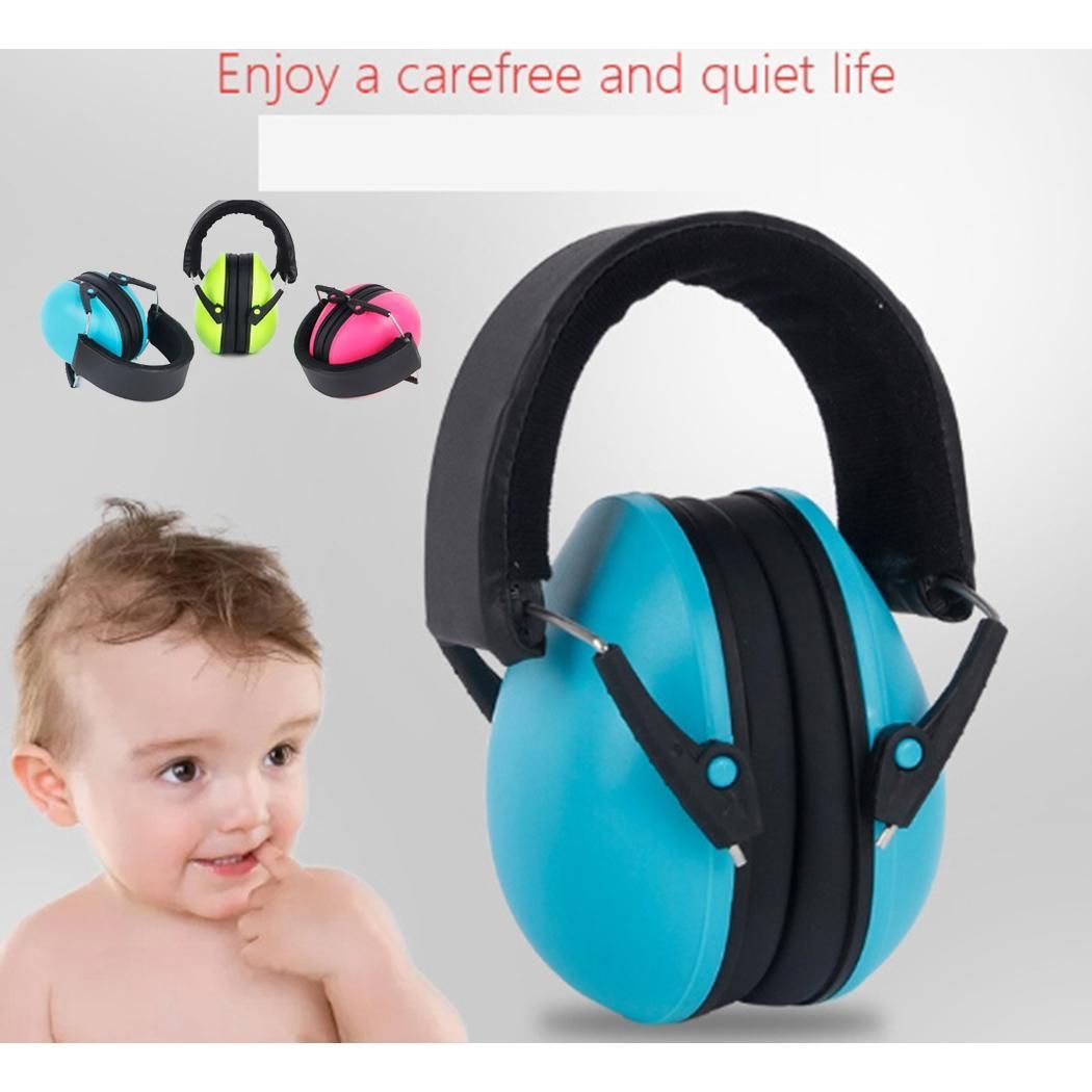 Children Hearing Protection Headphone Noise Canceling Green