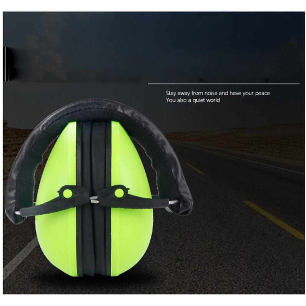 Children Hearing Protection Headphone Noise Canceling Green