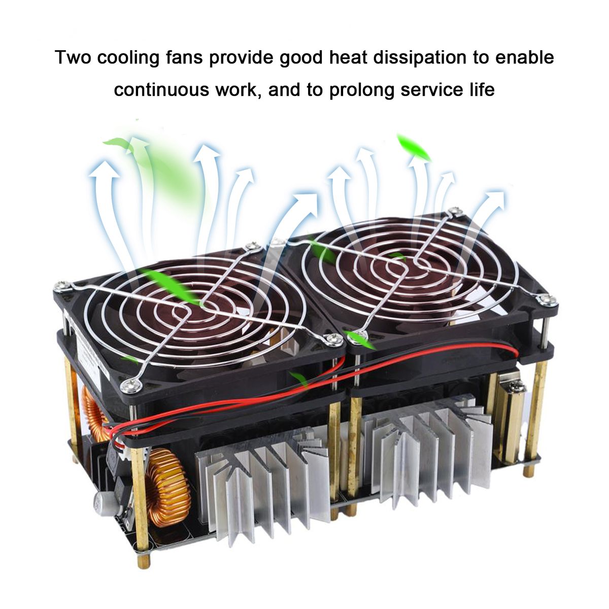 1800W 40A DC 12-48V Induction Heating Board ZVS Power Supply
