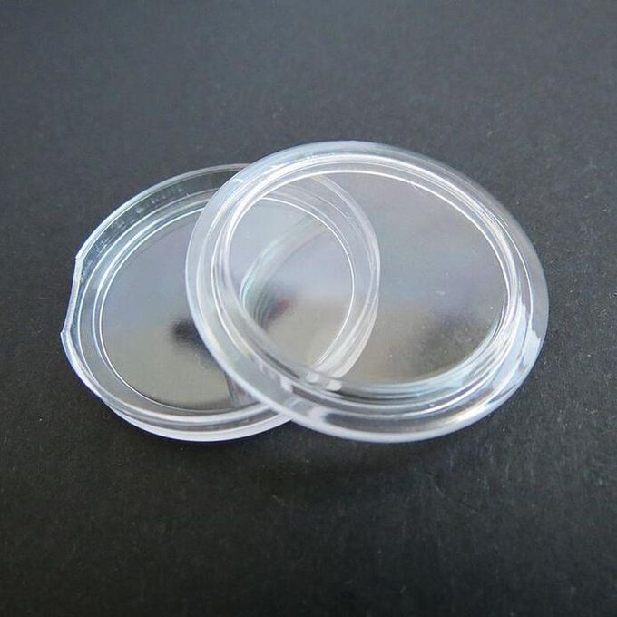 300 Pcs Clear Round  Coin Case Protector 20mm Coin Display Box