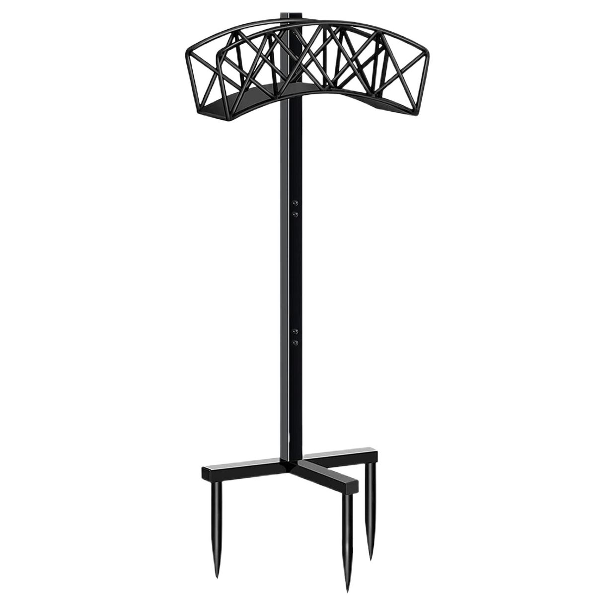 Shed Hose Storage Holder Metal Garden Hose Stand Heavy Duty for Lawn