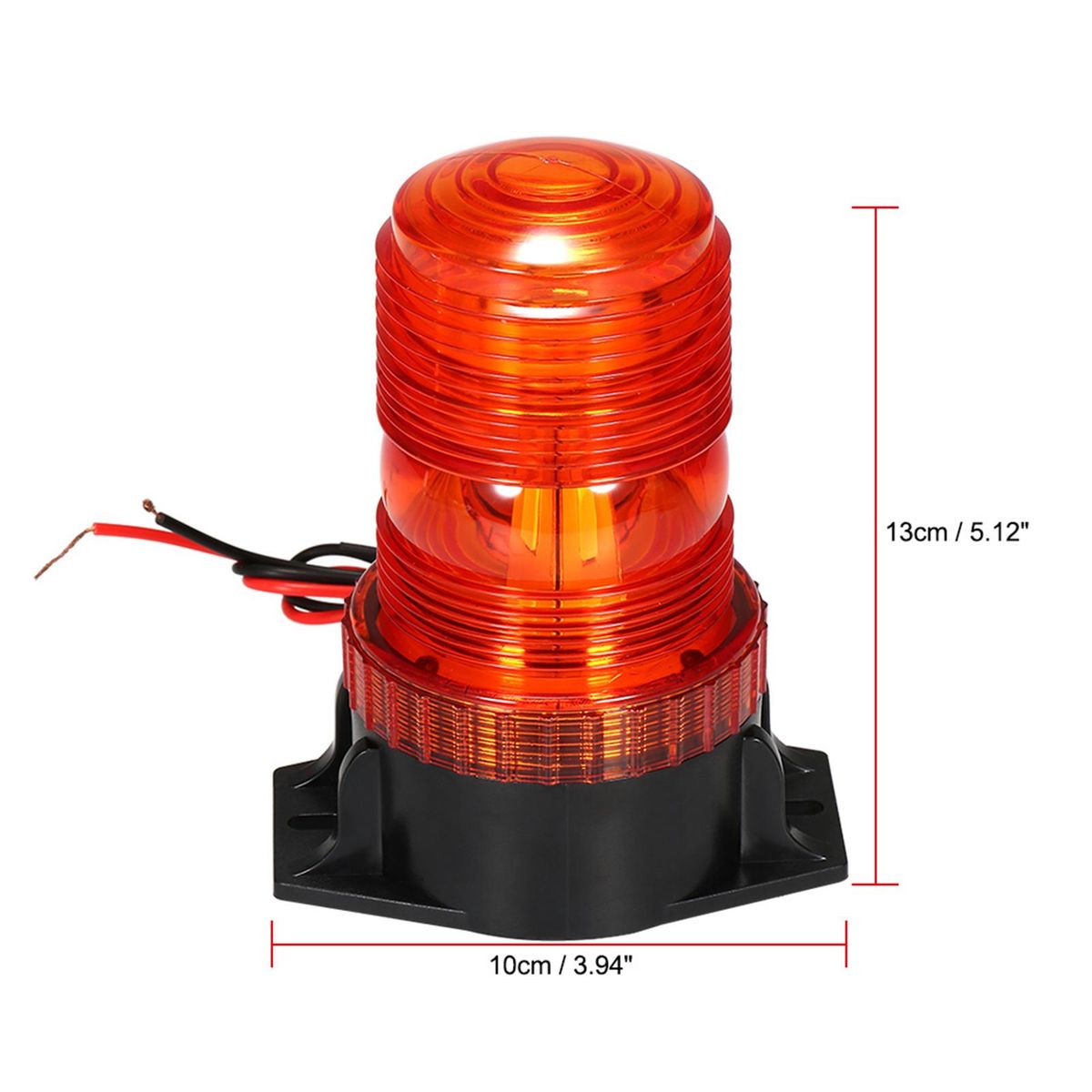 Emergency Warning Light 30 LED Amber/Yellow 18W Emergency Warning Flashing Safety Strobe Beacon Light for Forklift Truck Tractor Golf Carts UTV Car Bus 12-80V