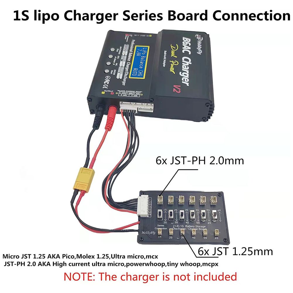 1s Lipo/li-ion/LiHv/LifeBattery Series Recharging Board With