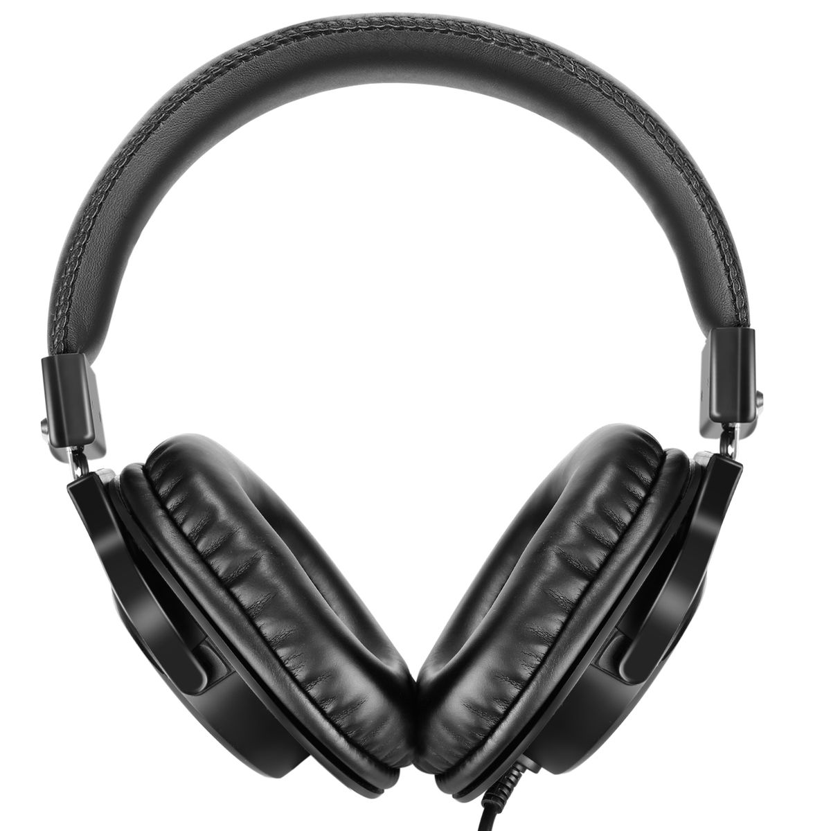 Studio Monitor Headphones - Dynamic Rotatable Headsets With 40mm Loudhailer Driver, 3 Meters Cable, 6.35mm Plug Adapter For PC, Cell Phones, TV (NW-2000)
