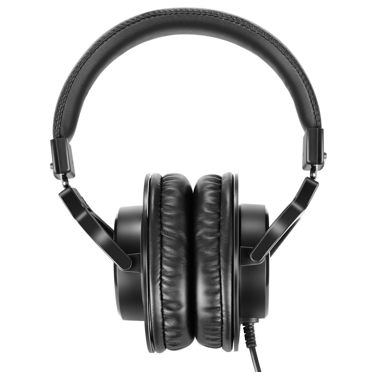 Studio Monitor Headphones - Dynamic Rotatable Headsets With 40mm Loudhailer Driver, 3 Meters Cable, 6.35mm Plug Adapter For PC, Cell Phones, TV (NW-2000)