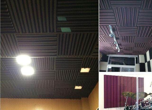 12PCS Acoustic Panels Tiles Studio Sound Proofing Insulation Closed Cell Foam