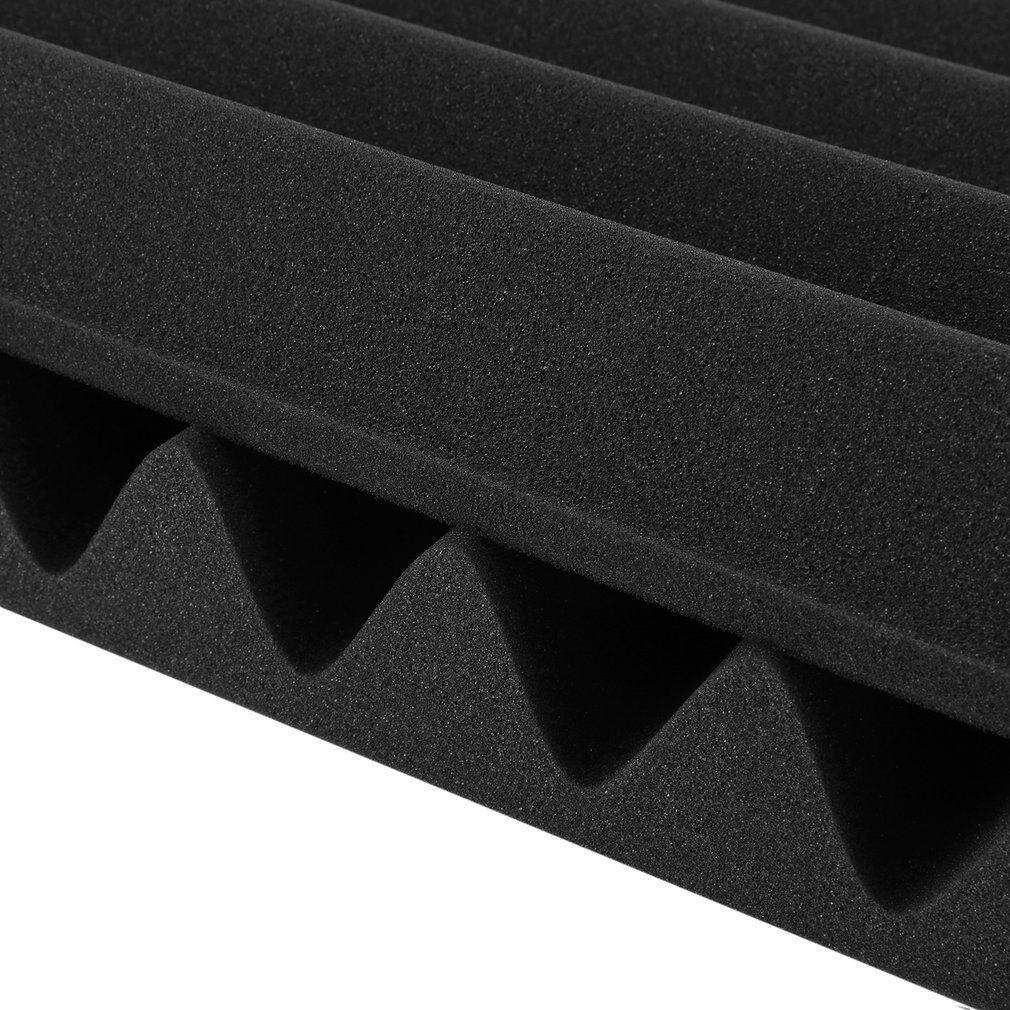 12PCS Acoustic Panels Tiles Studio Sound Proofing Insulation Closed Cell Foam