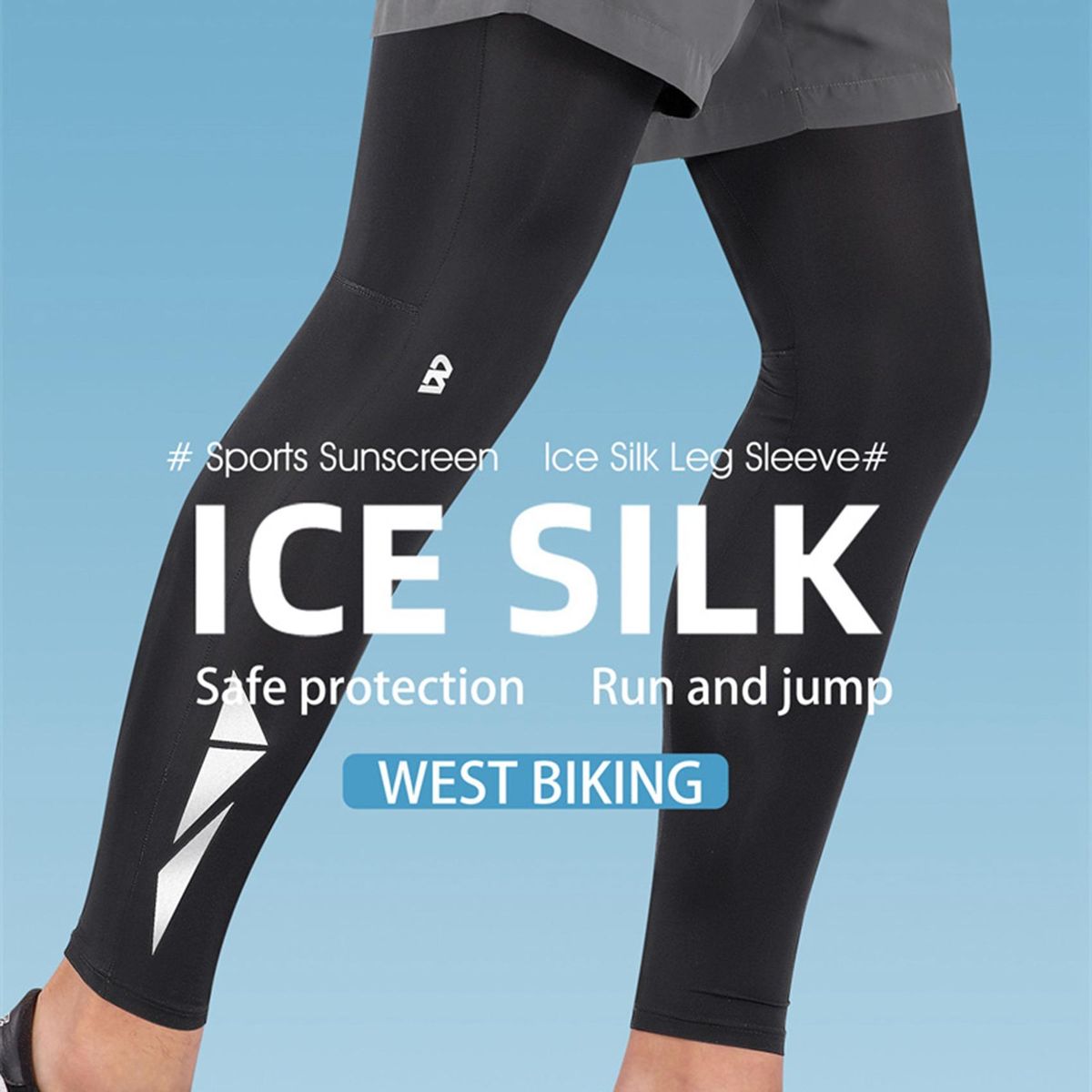 WEST BIKING Running Sun Protection Leg Sleeve Fishing Men