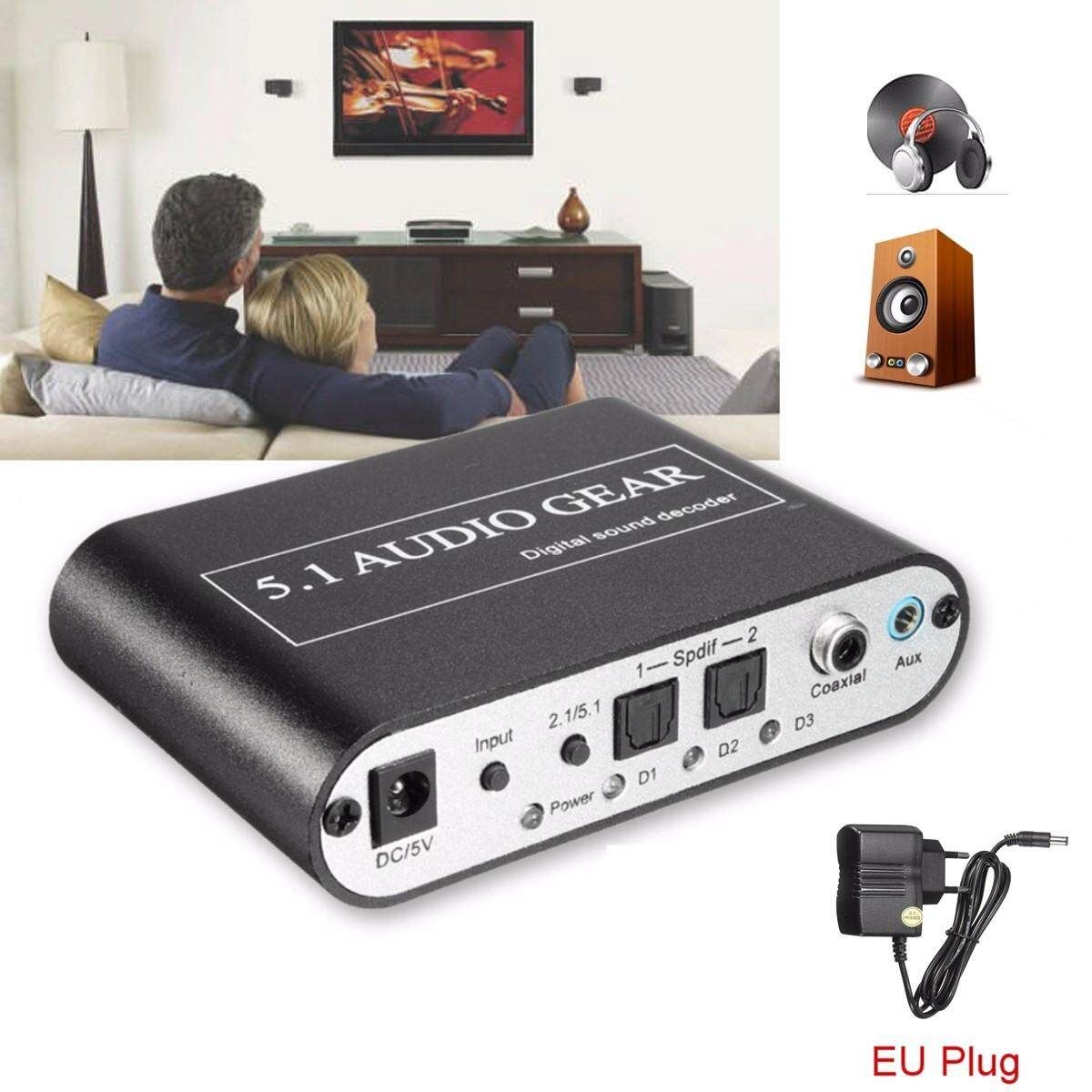 Transfer Dts/Ac-3 Signal Stereo Into 5.1 Output Audio Gear Digital Sound Decoder EU EU