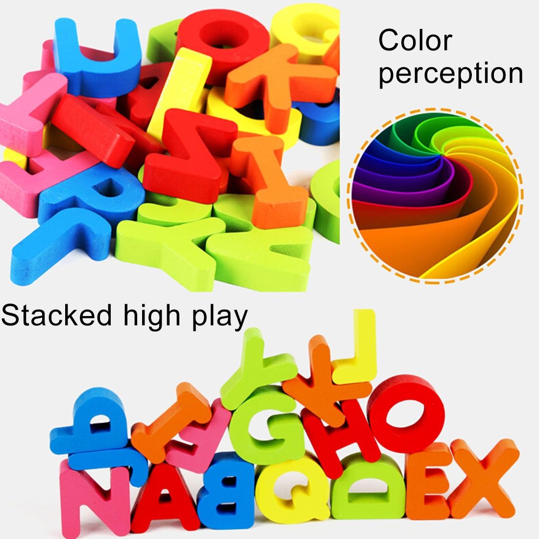 Baby Kids Wooden Puzzles Toys Educational Jigsaw Board Puzzle Toys Cognitive Plate