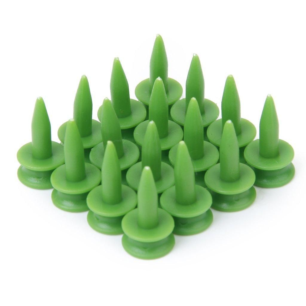 100pcs Double-deck Green Golf Tee