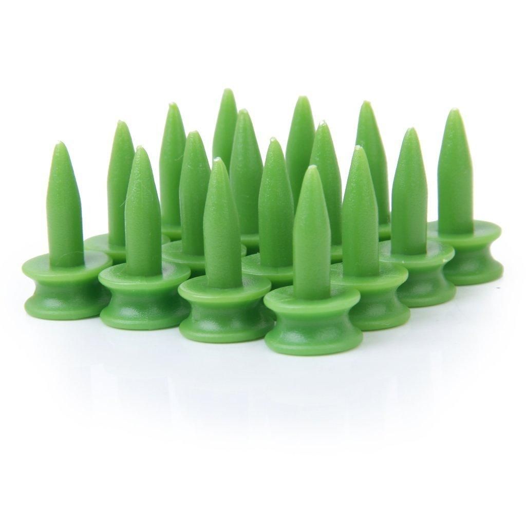 100pcs Double-deck Green Golf Tee