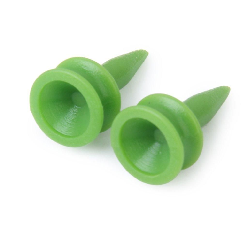 100pcs Double-deck Green Golf Tee