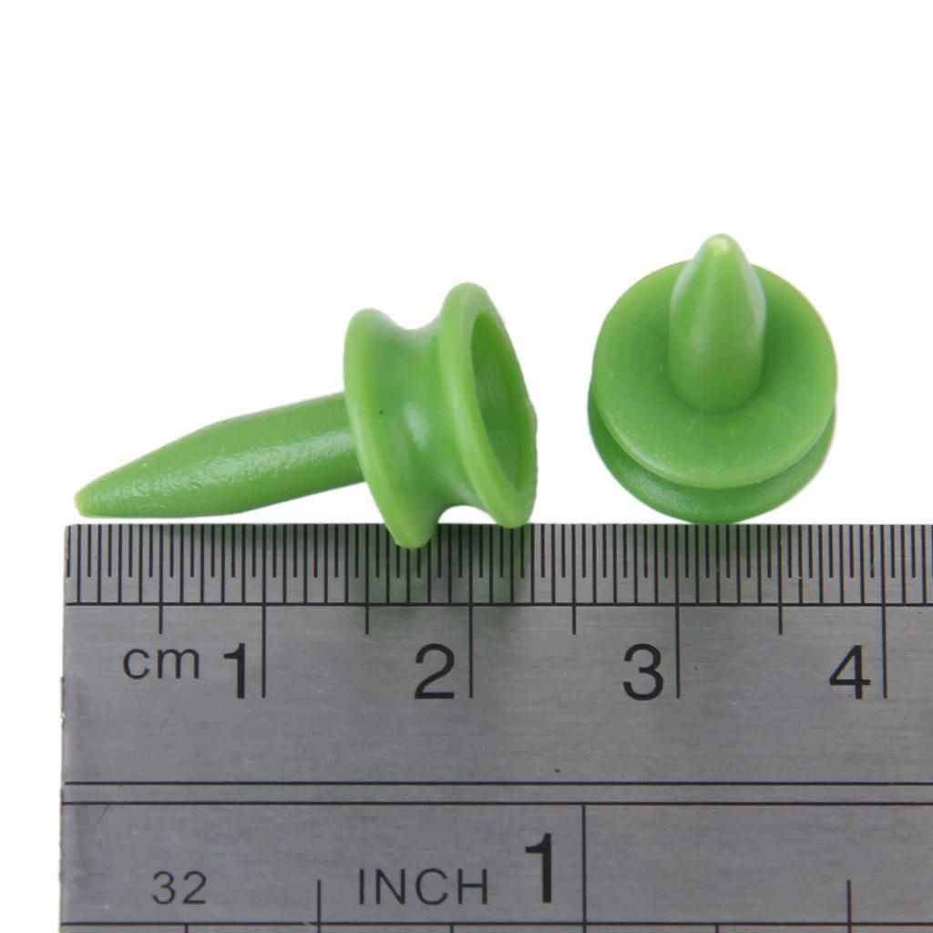 100pcs Double-deck Green Golf Tee