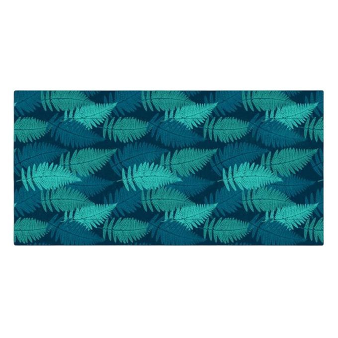 Beach Towel Oversized Quick Dry Foldable 160x80cm Lake Blue Conifer