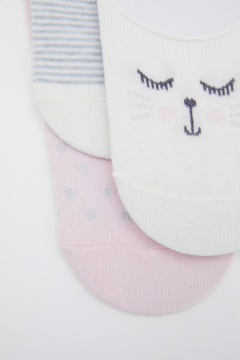 Woman Pink Low Cut Socks
