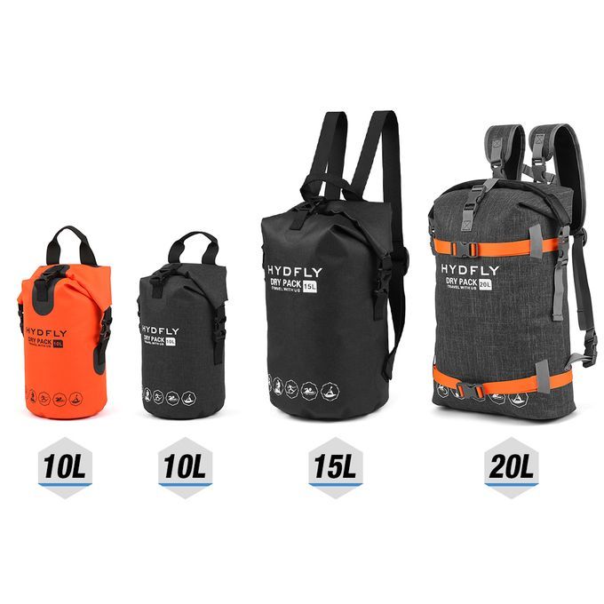Outdoor Waterproof Dry Bag River Trekking Floating Roll-top-10L