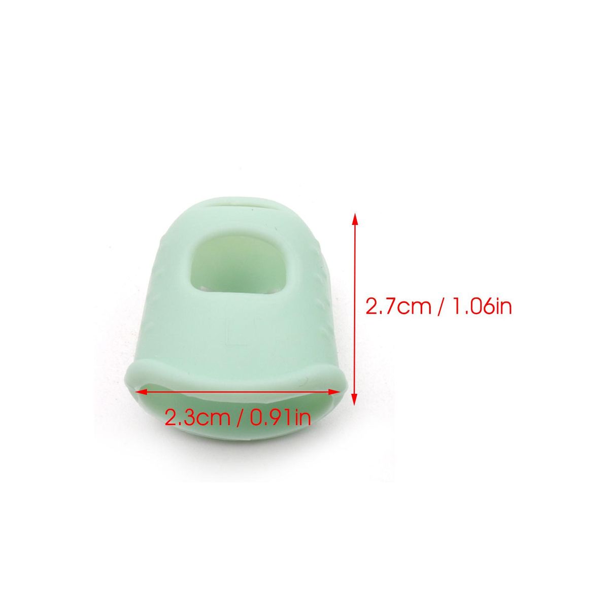 2pcs Kalimba Silicone Finger Fingertip Protectors for Kalimba Beginners Starters Green Large
