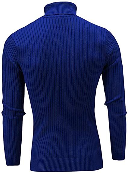 Men's Turtle Neck Top/ Cooperate Royal Blue