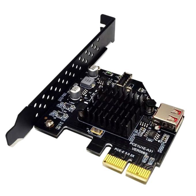 USB3.1 2-Port Expansion Card Front Panel Connector 10 Gbit/s For