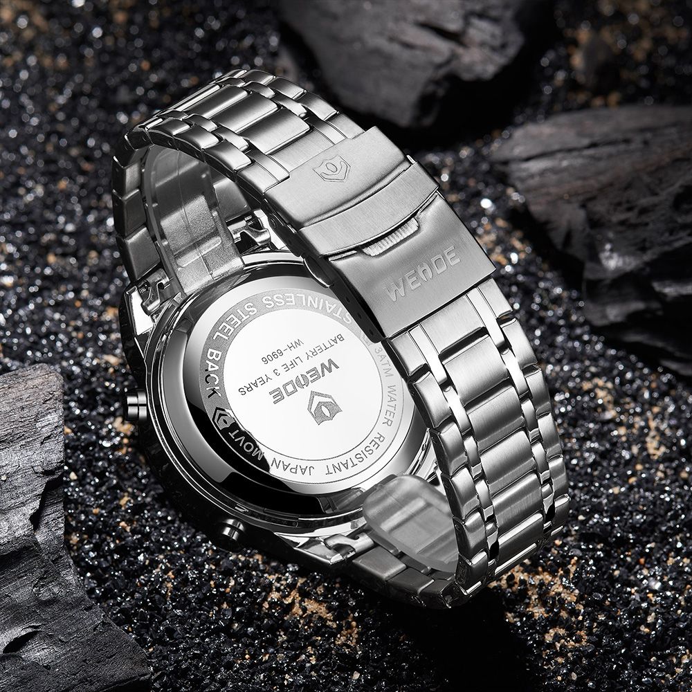 WH6906 Dual Display Two Movement Quartz Digital Men