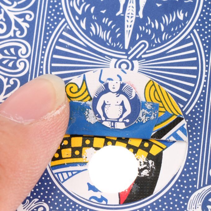 Through Bicycle Card Magic Tricks Playing Deck Pen Pencil