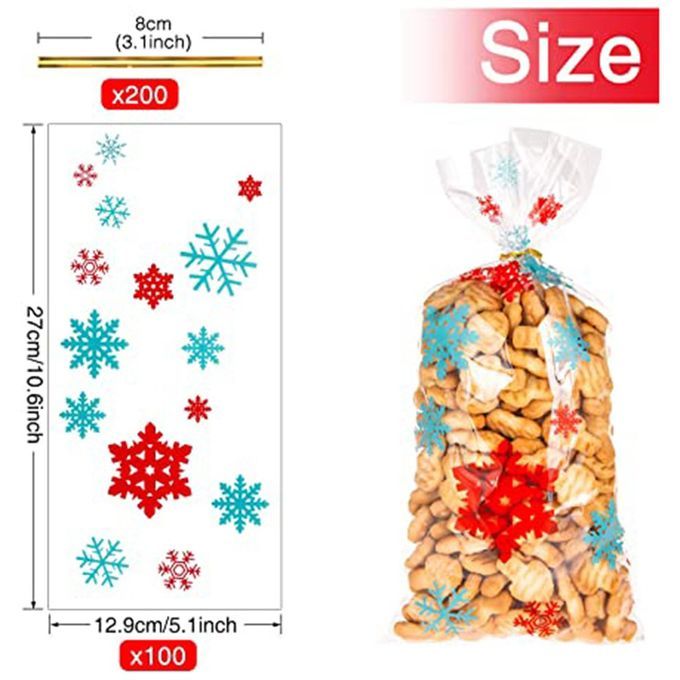 Hristmas Snowflake De Oration Bag  Hristmas  Andy Pa K  Bag Gift Bag-transparent