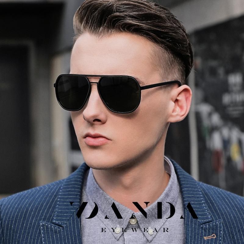 Polarized Sunglasses Metal Large Frame Sunglasses P60