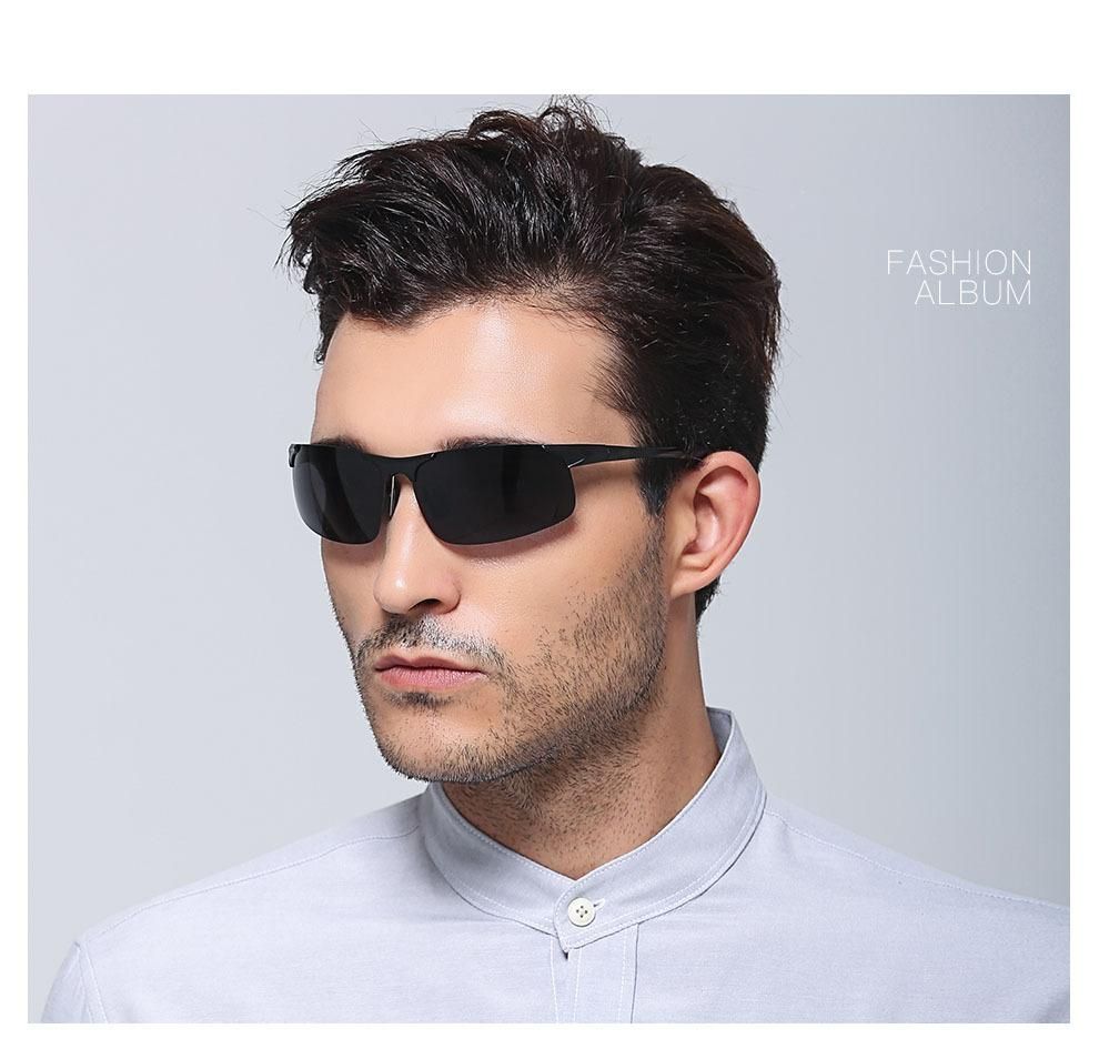 Aluminum Magnesium Polarized Sunglasses Men'S Sunglasses S4