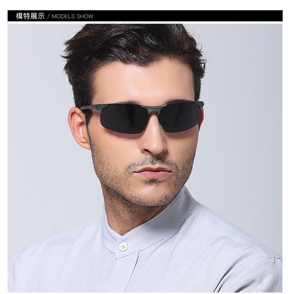 Aluminum Magnesium Polarized Sunglasses Men'S Sunglasses S4