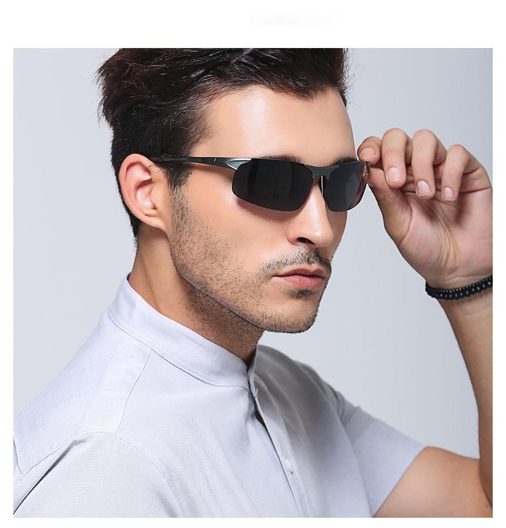 Aluminum Magnesium Polarized Sunglasses Men'S Sunglasses S4