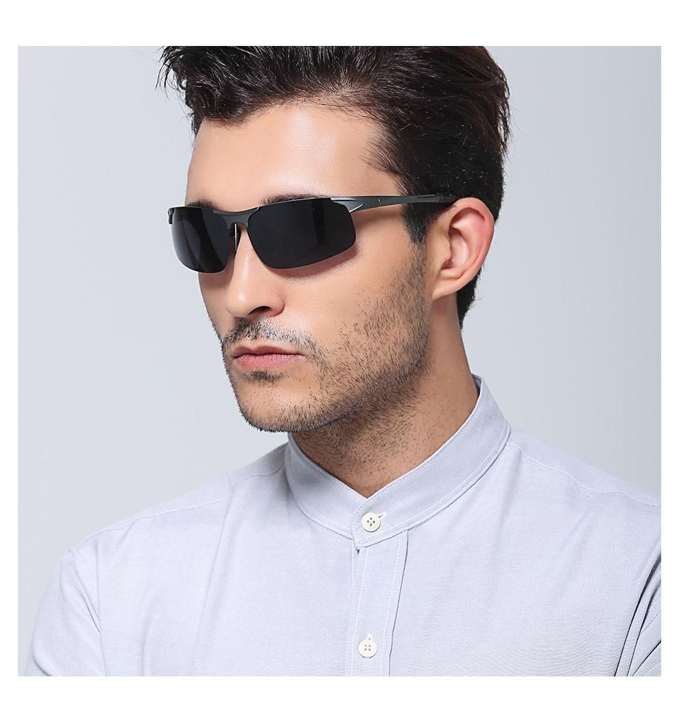 Aluminum Magnesium Polarized Sunglasses Men'S Sunglasses S4