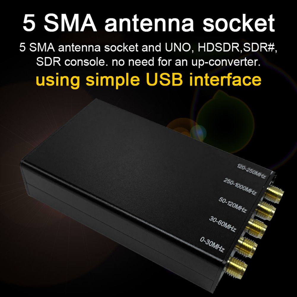 10kHz~1GHz Portable SDR Receiver RSP HF AM FM SSB CW