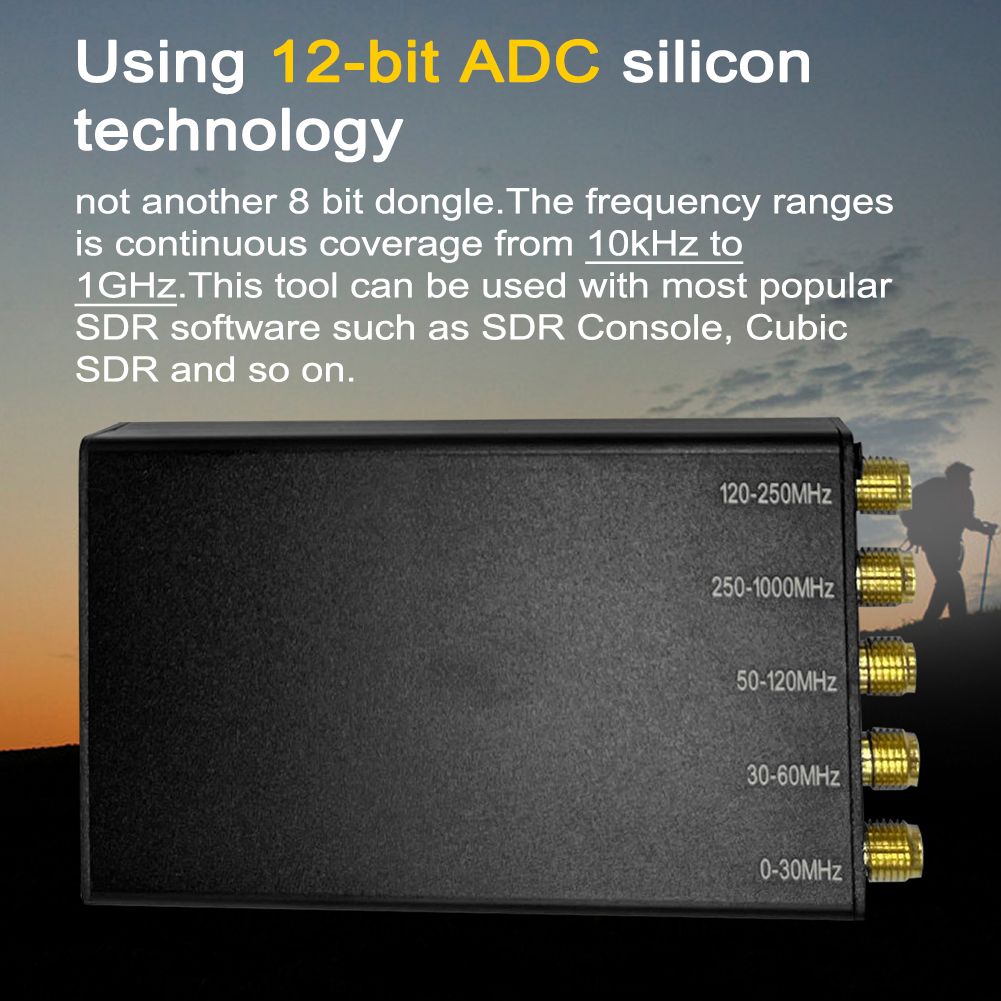 10kHz~1GHz Portable SDR Receiver RSP HF AM FM SSB CW