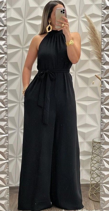 Black Classic Maxi Abaya Jumpsuit