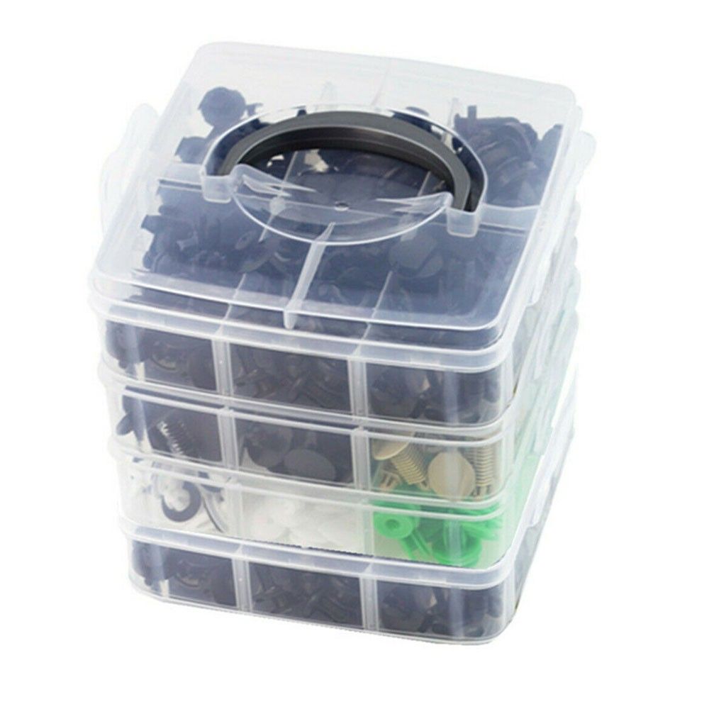 620PCS Car Body Push Pin Bumper Buckle Moulding Clip Kit