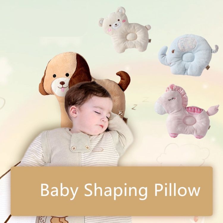 Baby Cartoon Cotton Head Protect Pillow