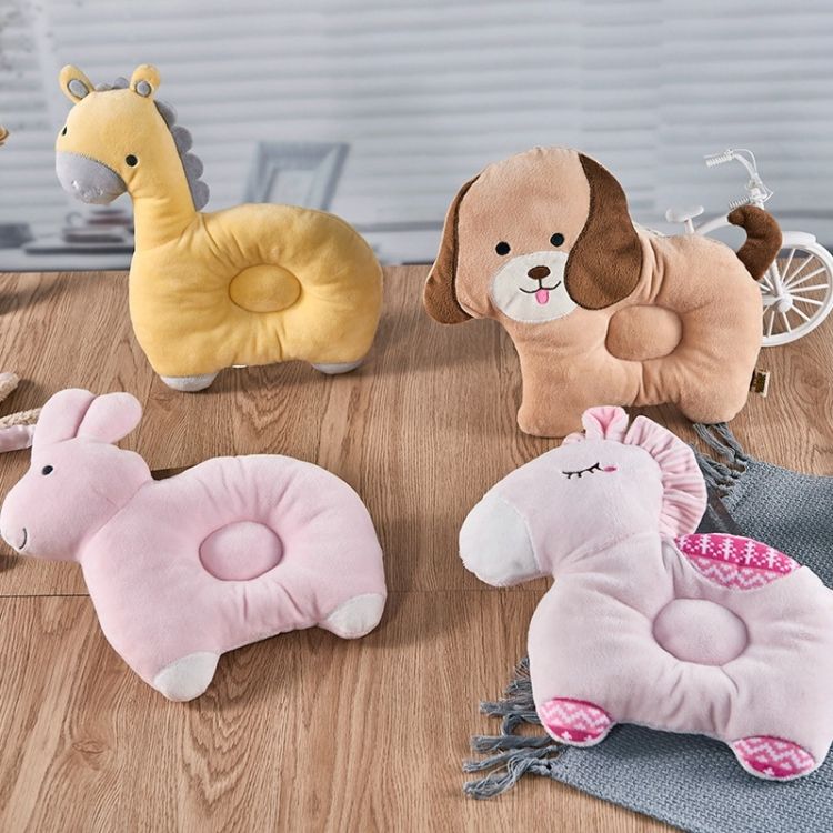 Baby Cartoon Cotton Head Protect Pillow