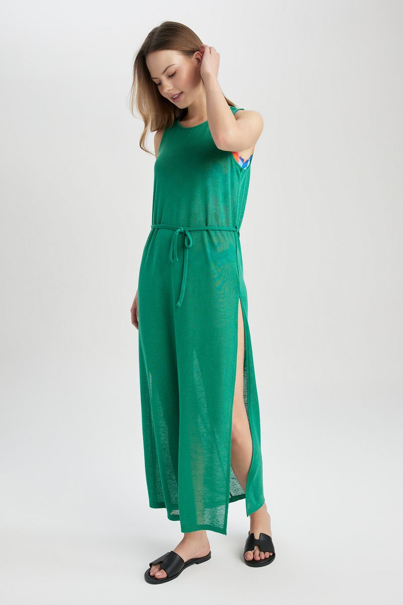 Woman Regular Fit Beachwear - Green