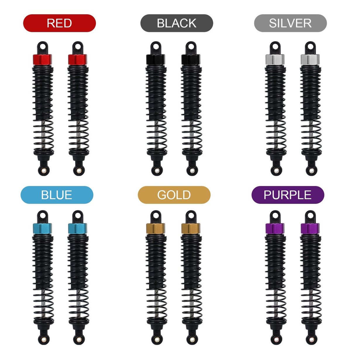 2pcs Shock Absorber Damper 90mm RC Car Parts For 1:10 JLB