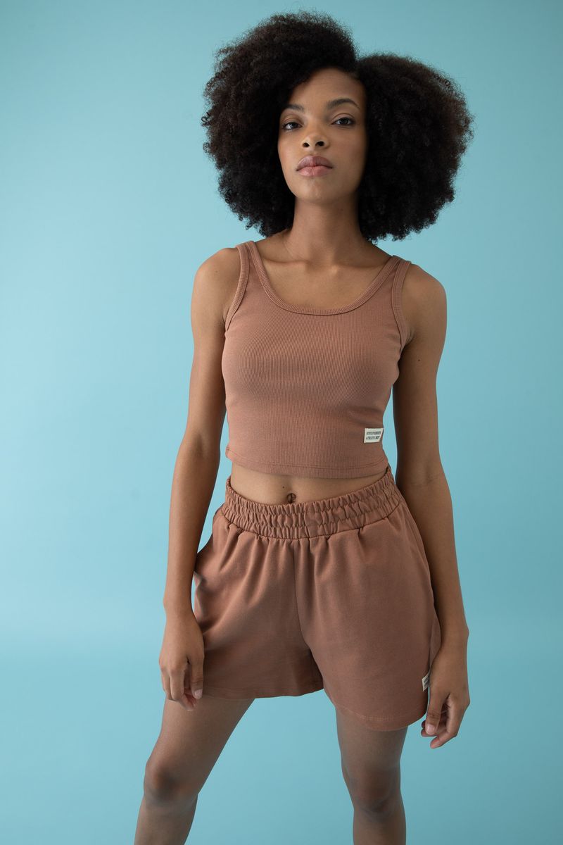 Woman - Slim Fit Knitted Athlete-Brown