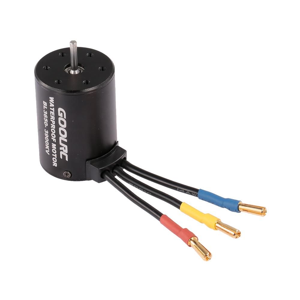 GOOLRC Waterproof BL3650 3900KV Brushless Motor with 60A ESC for 1/10 RC Car Off-road Truck