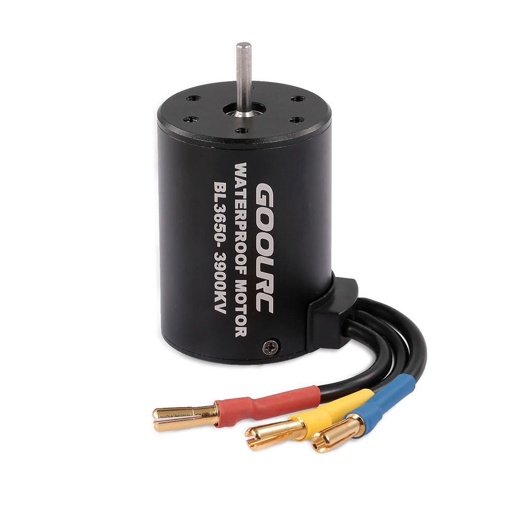 GOOLRC Waterproof BL3650 3900KV Brushless Motor with 60A ESC for 1/10 RC Car Off-road Truck