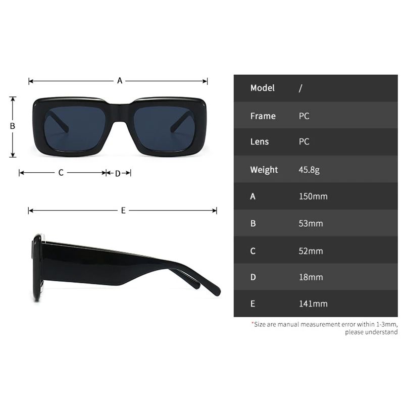 Big Square Women Retro Sunglasses