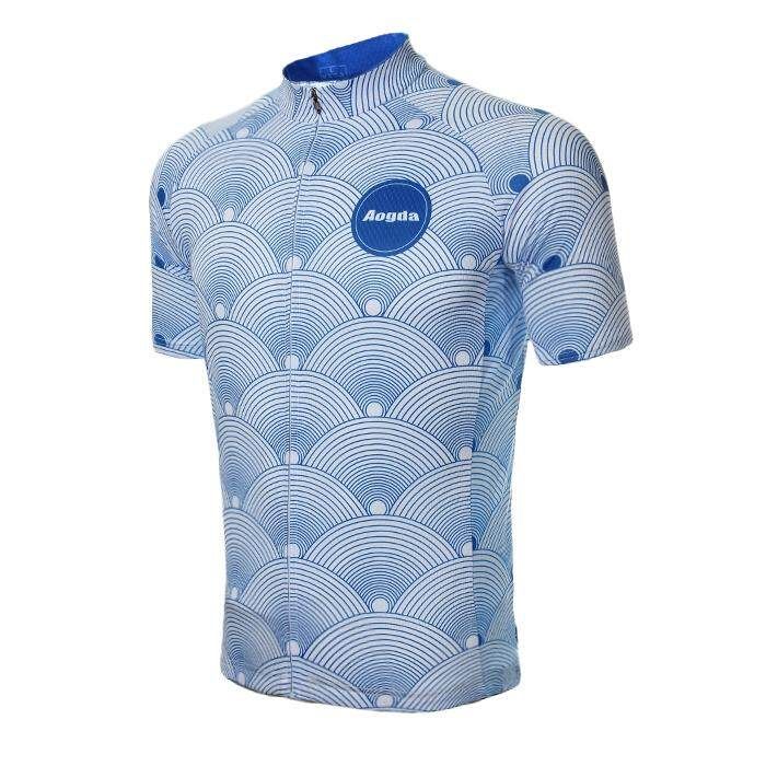 Cycling Jersey Shirt Short Sleeve Breathable Biking Top Mountain Sport Mens Zip XL