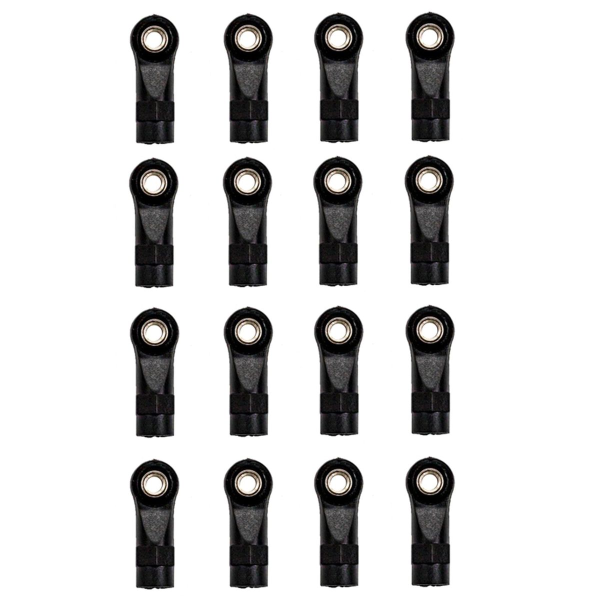 Stainless Steel Link Rod Plastic End 6MM Replacement for AXIAL Capra 1.9 UTB AXI03004 Car