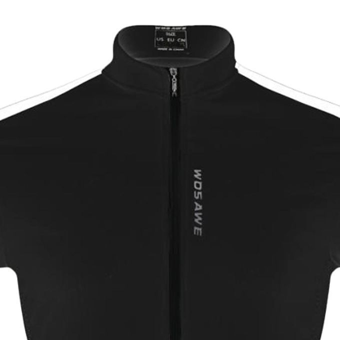 Men's Women's Cycling Jerseys Top Long Sleeve Bicycle Bike Black XXL
