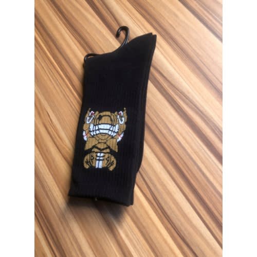Black Brown Luxury Cotton Socks