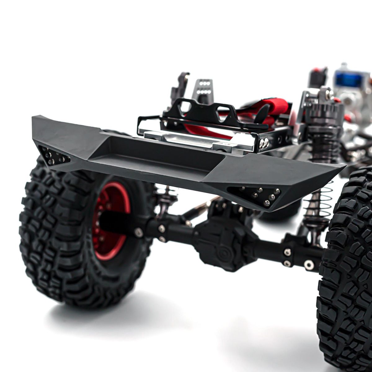 Front Bumper Rear Bumper Sets RC Crawler Bumper Aluminum Alloy Bumper Compatible with 1/10 Traxxas TRX-4 Trx4 Axial SCX10 90046 90047 RC Car