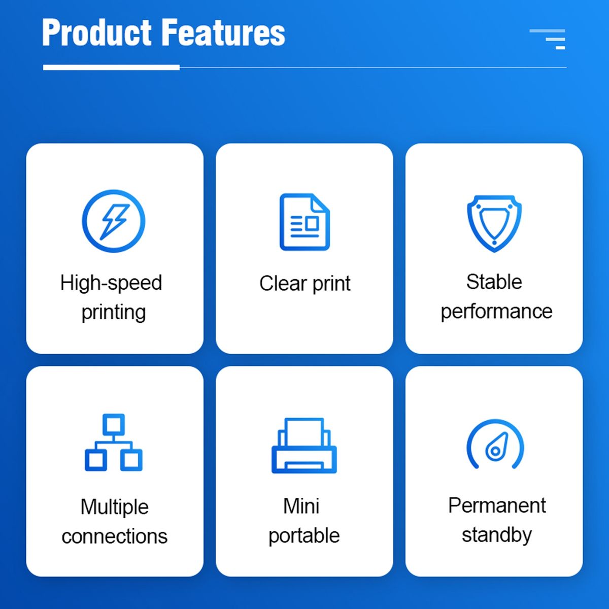 5811DD 58mm Bluetooth 4.0 Portable Thermal Bluetooth Receipt Printer, US Plug